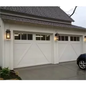 TRWGD00121 Wooden Finish Garage Door – Insulated Steel & Plywood Core with Remote Lift-Up, Custom Size & Weather-Resistant Coating