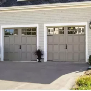 TRWGD00130 Wooden Finish Garage Door – Insulated Steel & Plywood Core with Remote Lift-Up, Custom Size & Weather-Resistant Coating