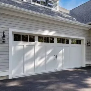 TRWGD00144 Wooden Finish Garage Door – Insulated Steel & Plywood Core with Remote Lift-Up, Custom Size & Weather-Resistant Coating