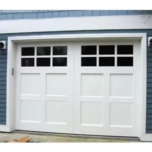 TRWGD00145 Wooden Finish Garage Door – Insulated Steel & Plywood Core with Remote Lift-Up, Custom Size & Weather-Resistant Coating