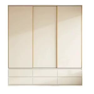 TRCSTWR01010 Custom Wardrobe - ENF Certified OSB, Plywood or Solid wood, Free VR Design, Custom size and colors