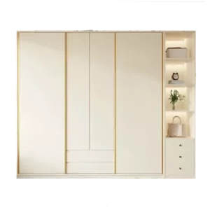 TRCSTWR0102 Custom Wardrobe - ENF Certified OSB, Plywood or Solid wood, Free VR Design, Custom size and colors