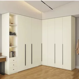 TRCSTWR01056 Custom Wardrobe - ENF Certified OSB, Plywood or Solid wood, Free VR Design, Custom size and colors