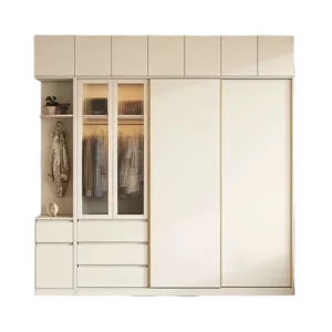 TRCSTWR01060 Custom Wardrobe - ENF Certified OSB, Plywood or Solid wood, Free VR Design, Custom size and colors