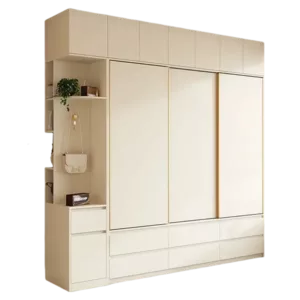 TRCSTWR0108 Custom Wardrobe - ENF Certified OSB, Plywood or Solid wood, Free VR Design, Custom size and colors