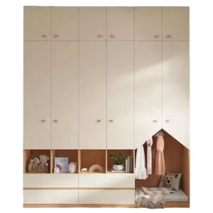 TRCSTWR01088 Custom Wardrobe - ENF Certified OSB, Plywood or Solid wood, Free VR Design, Custom size and colors