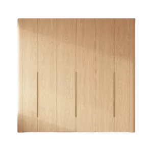 TROWADHW011 Premium Oak Wardrobe Cabinet – 18mm Thick, Custom Colors, sold with Customizable Handles