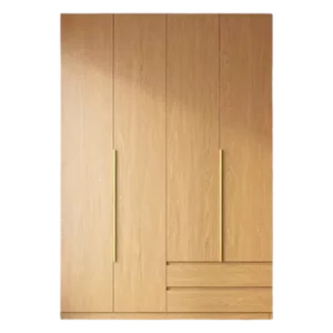 TROWADHW0113 Premium Oak Wardrobe Cabinet – 18mm Thick, Custom Colors, sold with Customizable Handles