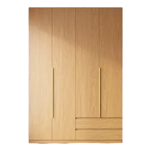 TROWADHW018 Premium Oak Wardrobe Cabinet – 18mm Thick, Custom Colors, sold with Customizable Handles