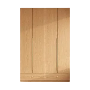 TROWADHW0121 Premium Oak Wardrobe Cabinet – 18mm Thick, Custom Colors, sold with Customizable Handles