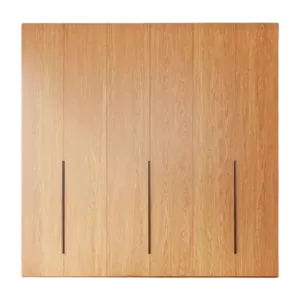 TROWADHW0128 Premium Oak Wardrobe Cabinet – 18mm Thick, Custom Colors, sold with Customizable Handles