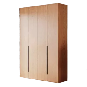 TROWADHW016 Premium Oak Wardrobe Cabinet – 18mm Thick, Custom Colors, sold with Customizable Handles