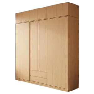 TROWRSLD0118 Premium Oak Wardrobe Cabinet – 18mm Thick, Sliding Door, Customizable Colors