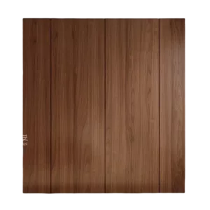 TRWALWAHD001011 Premium Walnut Wardrobe Cabinet – 18mm Thick, Hidden Handle Design, Custom Colors