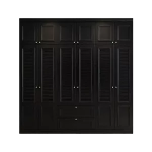TRWICLOSET10105 Custom Walk-In Closet | Eco-Friendly Panels, Free 3D Design, Glass Doors & Color Choices