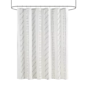 Kara Cotton Jacquard Shower Curtain