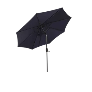 Aluminum Patio Umbrella in Dark Blue Color