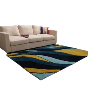 "Aria Collection" Soft Pile Hand Tufted Shag Area Rug