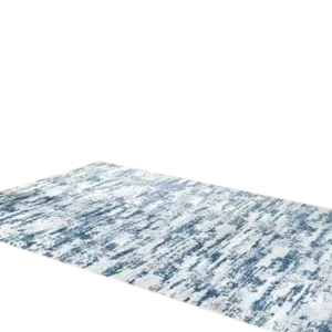 Milano Collection Nautical Navy Blue Woven Area Rug