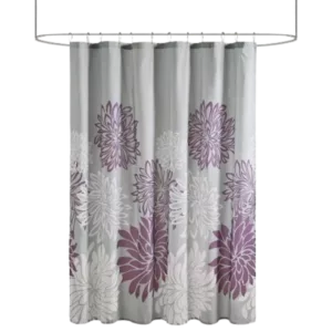 Maible Printed Floral Shower Curtain