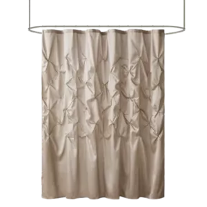 Laurel Tufted Semi-Sheer Shower Curtain