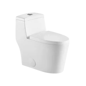 One-Piece Ceramic Dual Flush Water-Saving and Eco-Friendly Elongated Toilet in White Color