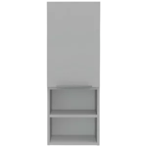 Kingston Rectangle 2-Shelf Medicine Cabinet in Grey