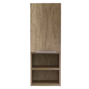 Mila Bathroom Cabinet, Two Interior  Shelves, Two External Shelves, Single Door Cabinet -Pine