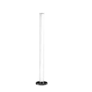 49 in. LED Illuminari Sandrocks Column Floor Lamp in White