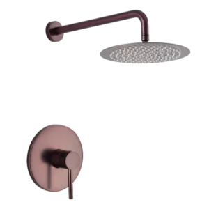 Wall-Mounted Rainfall Shower Head Shower Fixture in Oil Rubbed Bronze