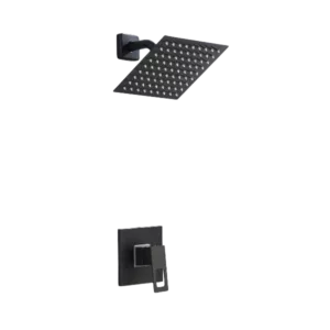 Shower Faucet with Rough-in Valve in Matte Black