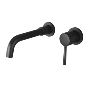 Wall Mounted Bathroom Faucet in Matte Black