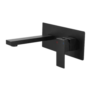 Wall Mounted Bathroom Faucet in Matte Black