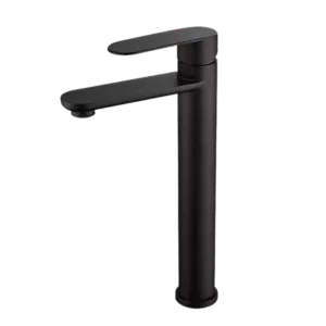 Single Hole Bathroom Faucet in Matte Black
