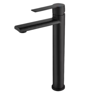 Geyeasn Sanitary Ware Single Hole Bathroom Faucet in Matte Black