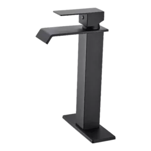 Vanity Single Hole Bathroom Faucet in Matte Black