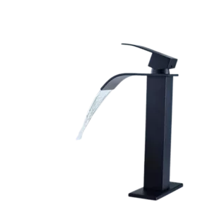 Single Hole Single-Handle Bathroom Faucet in Matte Black