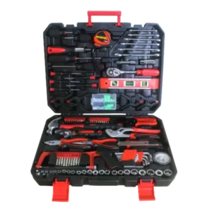 Black Hand Tool Box with  Toolset 238Pcs in Black and Red