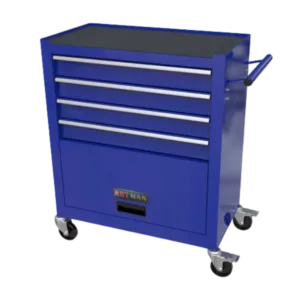4 Drawers Tool Cabinet with Tool Sets in Blue