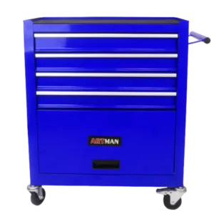 4 Drawers Tool Cabinet with Tool Sets in Blue