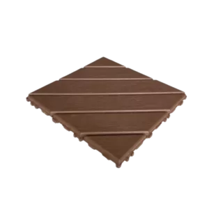 Plastic Interlocking Deck Tiles,44 Pack Patio Deck Tiles,11.8"x11.8" Square Waterproof Outdoor All Weather Use, Patio Decking Tiles for Poolside Balcony Backyard (DARK BROWN 44 pack)