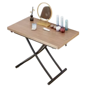 A modern minimalist style glass dining table. Transparent tempered glass tabletop with a thickness of 0.3 feet and golden metal legs. Suitable for restaurants and living rooms. 51"*31.4"*29.5"