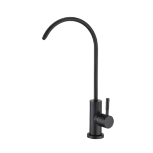Kitchen Water Filter Faucet in Matte Black
