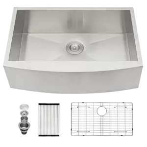 30 Farmhouse Sink - 30 Inch Kitchen Sink Stainless Steel 18 gauge Apron Front Kitchen Sink