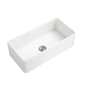 Inch  White Farmhouse Sink Deep Apron Sink Undermount Farmhouse Kitchen Sink Single Farm Sink