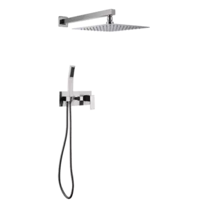 Brushed Nickel Multi Function Handheld Shower System
