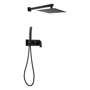 Multi Function Handheld Shower System in Matte Black