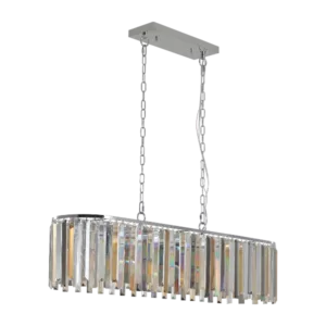 Rossalind 8 - Light Transparent Kitchen Island Pendant For Indoor