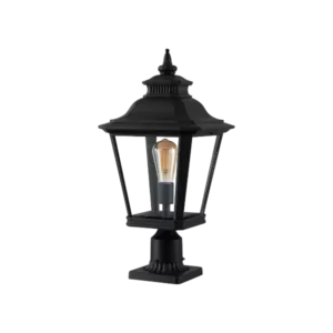 Generic Black Outdoor Glass Column Headlights For Outdoor