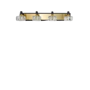 LED 4-Light Modern Crystal Bathroom Vanity Light Over Mirror Bath Wall Lighting Fixtures